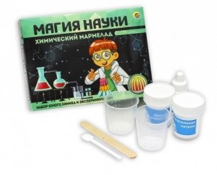 Детский набор для проведения опытов "Магия науки. Химический мармелад" фото книги