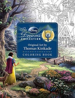 Disney Dreams Collection Original Art By Thomas Kinkade Coloring Book фото книги