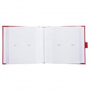 Фотоальбом "Brauberg", на 200 фото, 10х15 см, цвет обложки красный фото книги 3