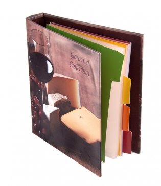 Книга для записи кулинарных рецептов, 18x23x4 см фото книги