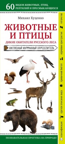 Животные и птицы. Дикие обитатели русского леса фото книги