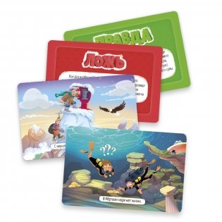 Игра карточная "Правда-ложь. Вокруг света", 60 карточек фото книги 2