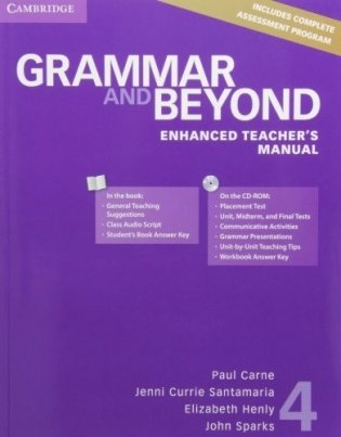 Grammar and Beyond Level 4 Enhanced Teacher&apos;s Manual with CD-ROM фото книги