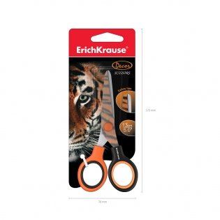 Ножницы с печатью на лезвии "Тигр", 13 см фото книги 6