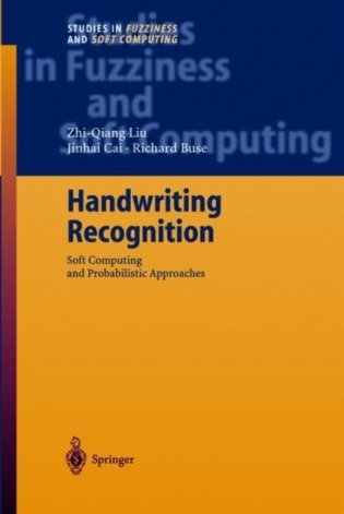 Handwriting Recognition / Soft Computing and Probabilistic Approaches фото книги