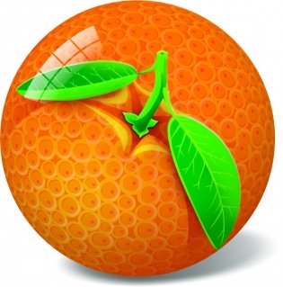 Мяч "Апельсин", 23 см фото книги 2