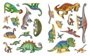Динозавры (с наклейками) фото книги 3