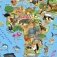 Мир для детей. Животный и растительный мир Земли. Настольная ламинированная карта (58x38 см) фото книги маленькое 3