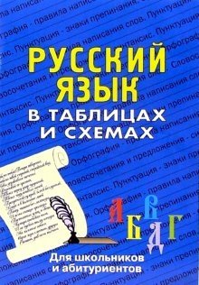 Русский язык в таблицах. Для школьников и абитуриентов фото книги