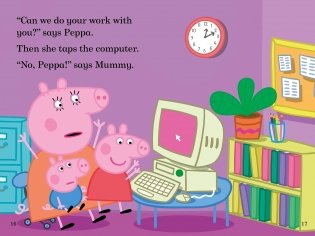 Peppa Pig: The Family Computer - Read It Yourself with Ladybird. Level 1 фото книги 3