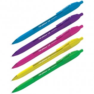 Ручка шариковая "Triangle 110 RT Color", синяя, 0,7 мм. Арт. CBm_07120 фото книги