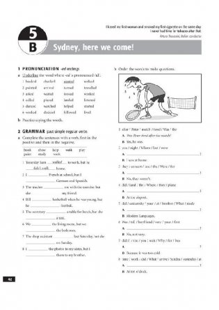 New English File. Elementary. Workbook with Key Booklet (+ CD-ROM) фото книги 4