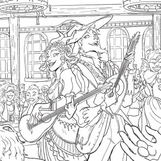 Everyday Magic: A Cozy Fantasy Coloring Book фото книги 5
