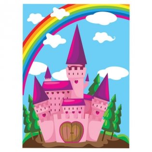Раскраска по номерам "Замок", А5, с акриловыми красками фото книги 3