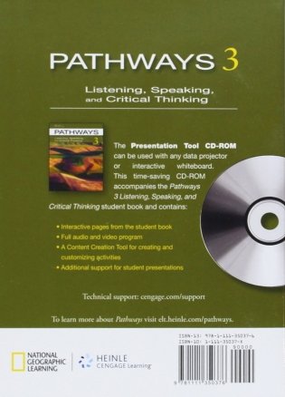 CD-ROM. Pathways. Listening and Speaking 3. Presentation Tool фото книги 2