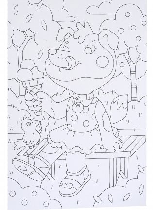 Maxi-раскраска. Чудесные собачки фото книги 3