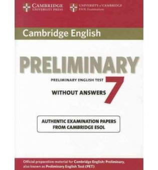 Cambridge English Preliminary 7. Student's Book without Answers фото книги