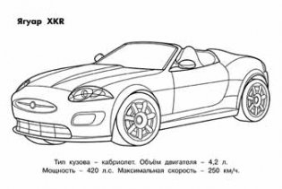 Ягуар. Раскраска фото книги 2