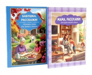 Мама, расскажи. Бабушка, расскажи. История семьи (комплект из 2-х книг) фото книги