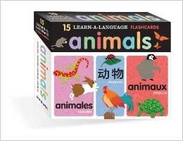 Learn-a-Language Flash Cards: Animals: 15 Flash Cards фото книги