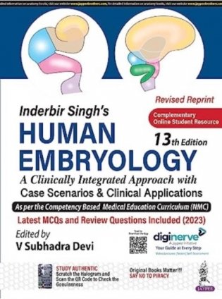 Inderbir Singh’S Human Embryology фото книги