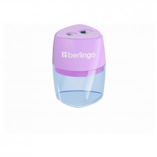 Точилка пластиковая Berlingo Haze XL, с контейнером, 2 отверстия, ассорти. Арт. BBp_15040 фото книги 5