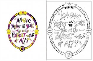 Disney Villains Color-By-Number фото книги 4