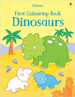 First Colouring Book: Dinosaurs фото книги