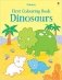 First Colouring Book: Dinosaurs фото книги маленькое 2