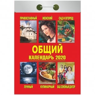 Календарь на 2020 год "Общий календарь", 77x144 мм, 378 страниц фото книги