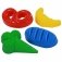 Набор формочек (мороженое + пирожок + крендель + рогалик), 4 штуки фото книги маленькое 5