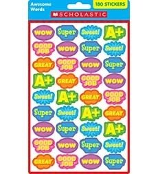 Awesome Words Stickers фото книги