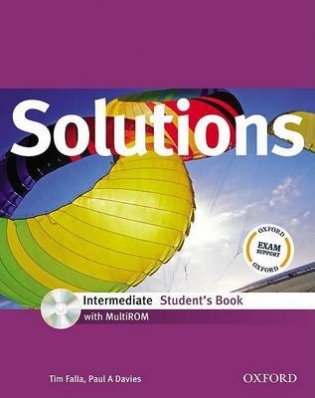 Solutions: Intermediate: Student's Book with MultiROM Pack (+ CD-ROM) фото книги