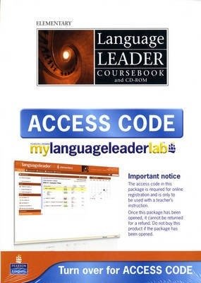 Language Leader. Elementary. Coursebook and LMS and Access Card Pack (+ CD-ROM) фото книги