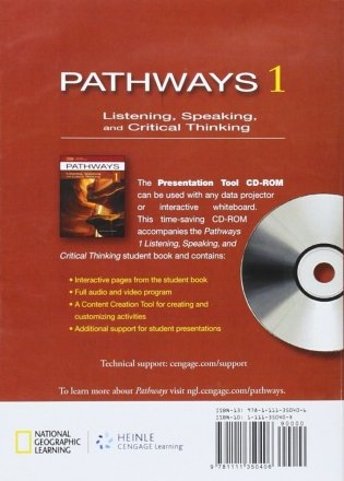 CD-ROM. Pathways 1. Listening, Speaking, and Critical Thinking. Presentation Tool фото книги 2