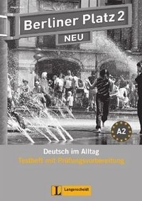 Berliner Platz 2 NEU. Testheft mit Prüfungsvorbereitung (+ Audio CD) фото книги
