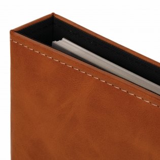 Фотоальбом "Premium Brown", 20 магнитных листов 30х32 см, под кожу, цвет обложки коричневый фото книги 7