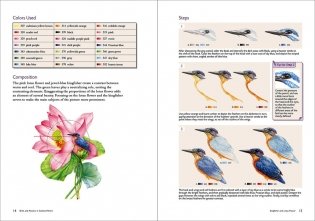 Birds and Flowers in Colored Pencil: Step-by-Step Tutorials and Techniques фото книги 6