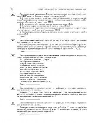 ЕГЭ-2025. Русский язык. 40 тренировочных вариантов экзаменационных работ для подготовки к ЕГЭ фото книги 10