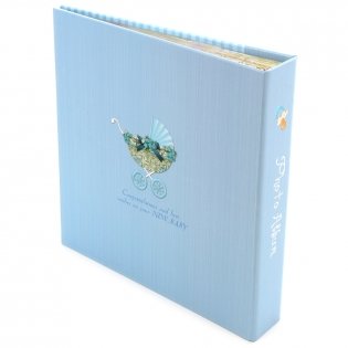 Фотоальбом-анкета "Baby album", цвет голубой фото книги 2