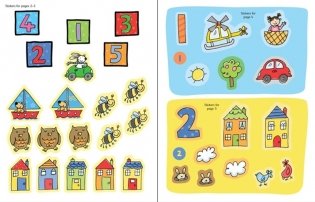 123 Sticker and Colouring Book фото книги 4