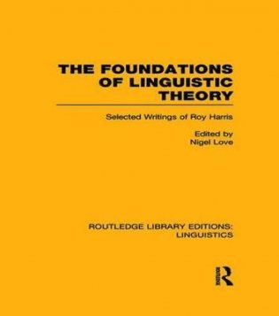 The Foundations of Linguistic Theory фото книги