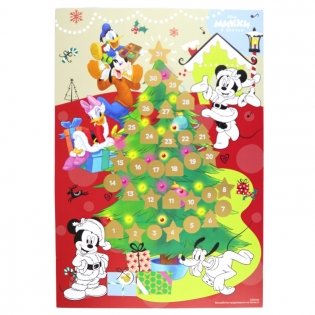 Адвент-календарь "Disney. Микки и друзья", с раскраской (дизайн 1) фото книги 2