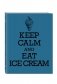 Книга для записи рецептов. KEEP CALM and EAT ICE CREAM фото книги маленькое 2