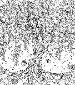 Скрытые миры. Раскраски за гранью воображения фото книги 7