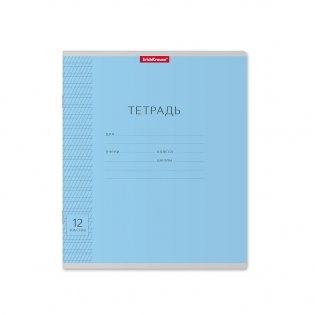 Тетрадь ученическая "Классика", частая косая линейка, 12 листов фото книги 3