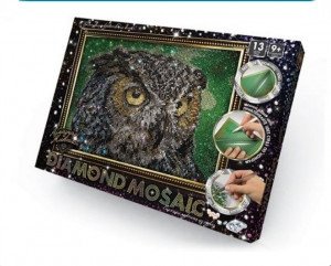 Набор креативного творчества "Diamond Mosaic. Сова", малый, 30х20 см фото книги