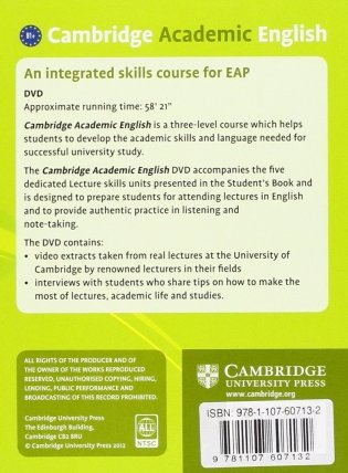 DVD. Cambridge Academic English B1+. Intermediate Class Audio CD and DVD Pack: An Integrated Skills Course for EAP (+ Audio CD) фото книги 2
