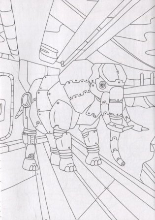 Раскраска роботы фото книги 5