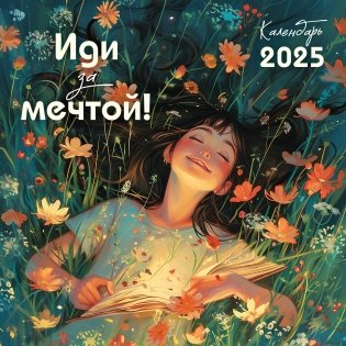 Иди за мечтой. Календарь настенный на 2025 год (300х300) фото книги